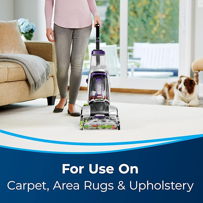 Bissell PRO OXY Carpet Deep Clean Solution, for use in leading upright carpet cleaners, 48oz, Removes deep down dirt, stains & odors