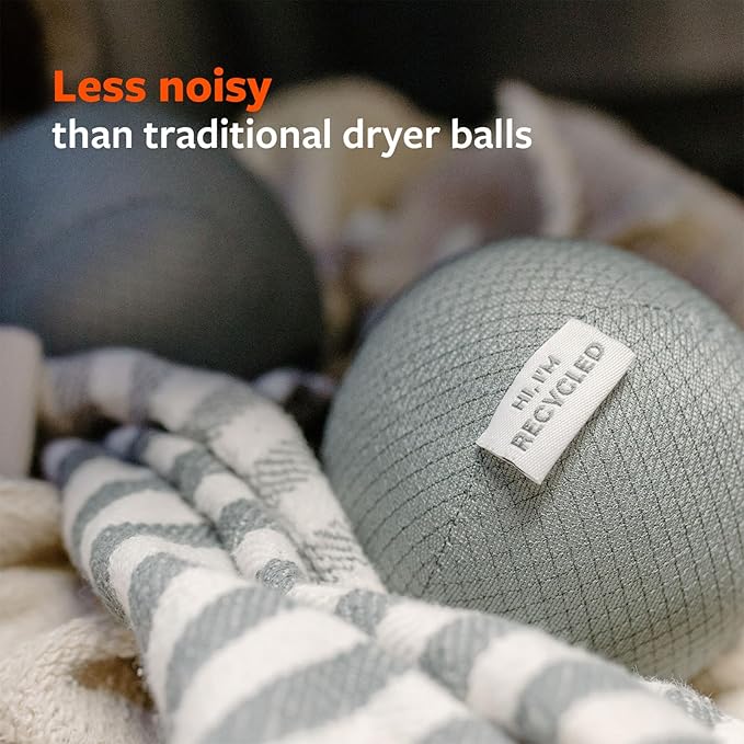 Full Circle Loads of Fun Anti-Static Dryer Balls - Reusable Alternative to Fabric Softener and Laundry Dryer Sheets, Removes Static, Quiter & Lasts Longer Than Wool — Vegan, Made from Recycled Plastic