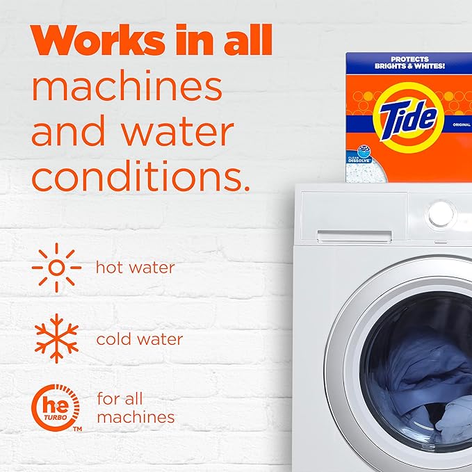 Tide Powder Laundry Detergent, Original Scent, 75 Loads, 85 oz