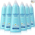 Method Antibacterial Toilet Bowl Cleaner, Spearmint, Kills 99.9% of Household Germs, 24 Fl Oz (Pack of 6)