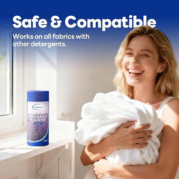 Laundry Fragrance Booster, Rose Scent, In-Wash Scent Beads for Washer, Compatible with All Machines, Easy Laundry Additive