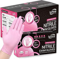 Disposable Gloves - Pink, Latex-Free, Powder-Free, 1000-ct Case (XL) - Ideal for Cleaning & Esthetician Use