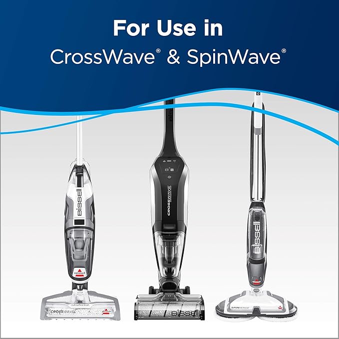 Bissell Hard Floor Sanitize Solution, For use in CrossWave and Spinwave, 80oz, Eliminates 99.9% of bacteria