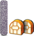 Shark HydroVac Antimicrobial Brushroll* & 2-Pack Filter Bundle, Compatible with All Hydrovac 3-in-1 Multi-Surface Cleaners for All Sealed Hard Floors and Area Rugs, Purple/White, WDB1F2