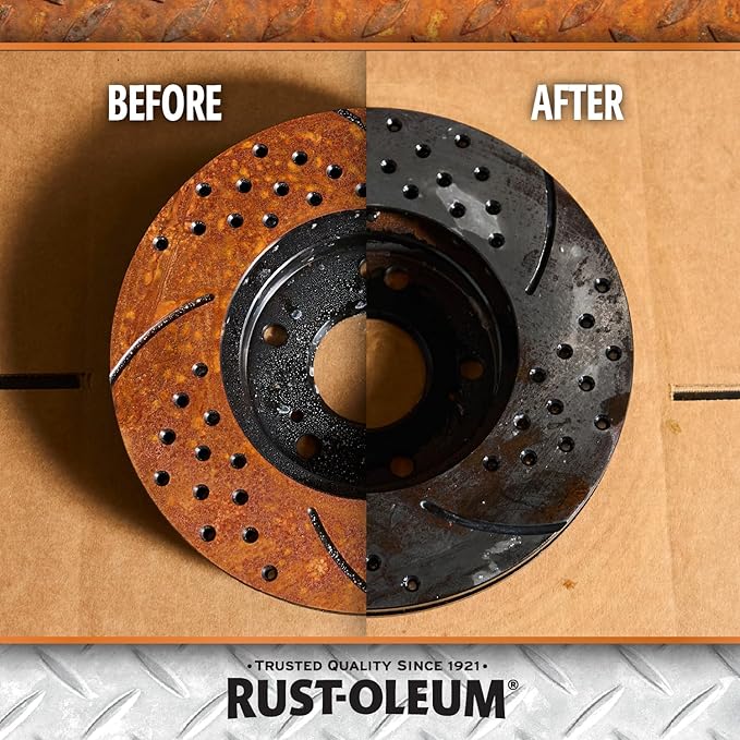 Rust-Oleum Rust Dissolver Jelly | Heavy-Duty Corrosion Remover for Metal Tools, Cars, Bikes, Grills, Bolts, Firearms & More | 8 oz