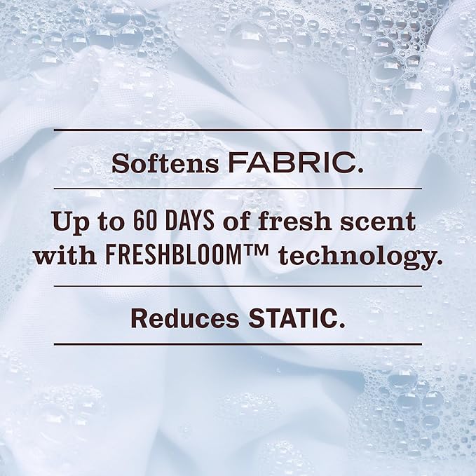 MRS. MEYER'S CLEAN DAY Liquid Fabric Softener, Infused with Essential Oils, Paraben Free, Rain Water Scent, 32 oz (32 Loads)