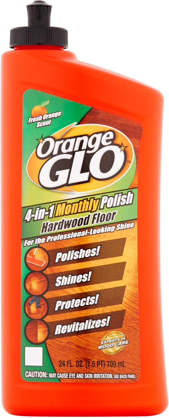 ORANGE GLO Hardwood Floor 4-in-1 Monthly Polish, 24 fl. oz. (3 Pack)
