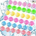 Blulu 48 Pieces Pet Hair Remover for Laundry Dryer Balls Reusable Washing Machine Hair Catcher Pet Dog Cat Catcher Lint Remover (Rainbow Color)