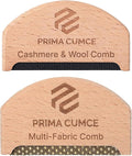 2 PCS Wooden Sweater Comb for De-Pilling Cashmere, Wool, Knitwear, Manual Lint Remover, Portable Depiller for Clothes, Fuzz, Bobbles, Pilling Shaver, Fabric Defuzzer, Sweater Care Tool