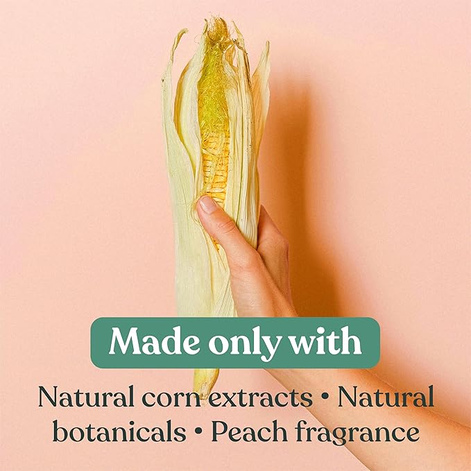 Lazy Coconuts Sweet Peach Laundry Beads - Eco Friendly, Plastic Free, Minimal, Natural Ingredients - Dye Free Laundry Scent Boosters, Zero Waste, Recyclable Package, Carbon Negative