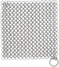 Zylark Cast Iron Scrubber Chain - Cast Iron Cleaner Scrubber - Chain Mail Scrubber Cast Iron - Chainmail Scrubber - Skillet Cleaner - Pan Scrubber for Cookware