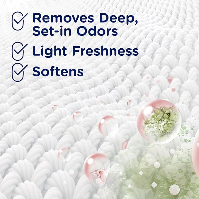 Downy Rinse Laundry Odor Remover, Spring Breeze Scent, 48 FL OZ, Fabric Softener and Laundry Odor Removal Rinse