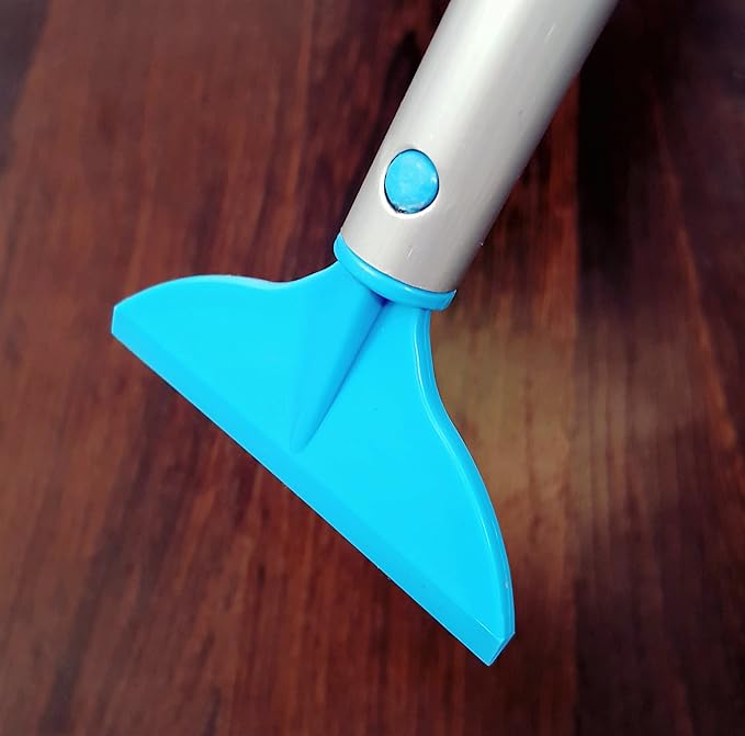 Broom, As Seen On Shark Tank. for Indoor and Outdoor Use Retractable Handle with Scrapper Making Sweeping Easy