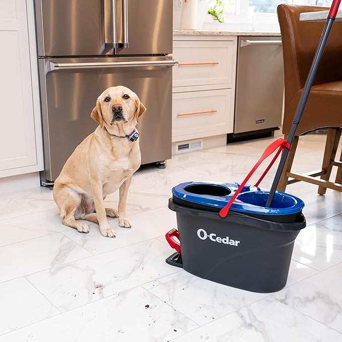 O-Cedar Genuine RinseClean Deep Clean Spin Mop Head Replacement (1-Pack) | 40% More Cleaning Power | Microfiber Refill | Machine Washable | Compatible with O-Cedar EasyWring RinseClean Spin Mop System