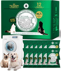 SEMECH by Seedshub Pet Hair Dissolver for Washing Machine, Washing Machine Cleaner -12 Sachets, 96.7% Hair Dissolution, Dog & Cat Hair Dissolver, HE Compatible for Front & Top Load Washers