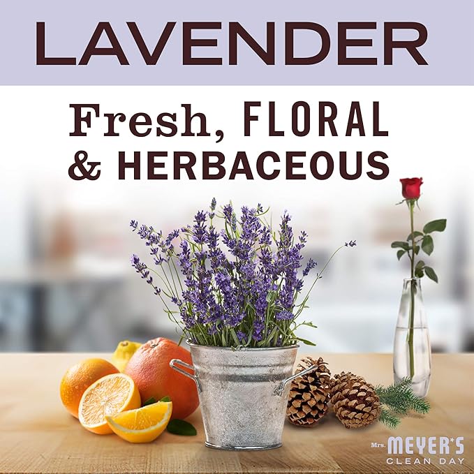 MRS. MEYER'S CLEAN DAY Probiotic Multi-Surface Concentrate Cleaner, Lavender, Cleans Crevices And Tough Stains, 32 Fl Oz