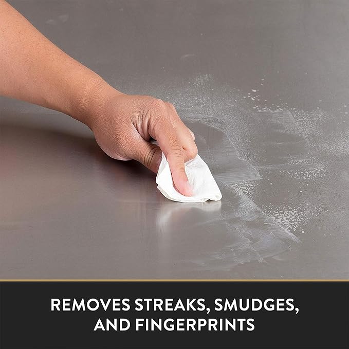 John Boos Stainless Steel Cleaner with Fine Mist Spray, Lavender Scent, 8 oz - Streak-Free Cleaning Polish & Stain Remover for Stoves, Ovens, Sinks, & Kitchen Surfaces