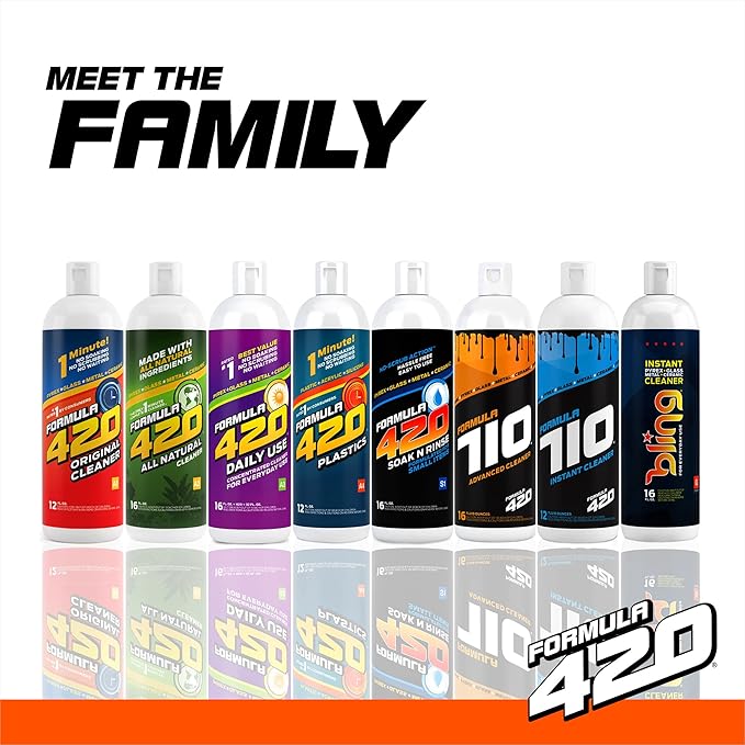 3 Pack - Formula 420 Daily Use Concentrated 16oz. Makes 32oz. Glass, Pyrex, Metal and Ceramic Cleaner