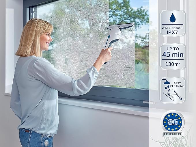 Leifheit Nemo Window Vacuum Cleaner, White, Normal