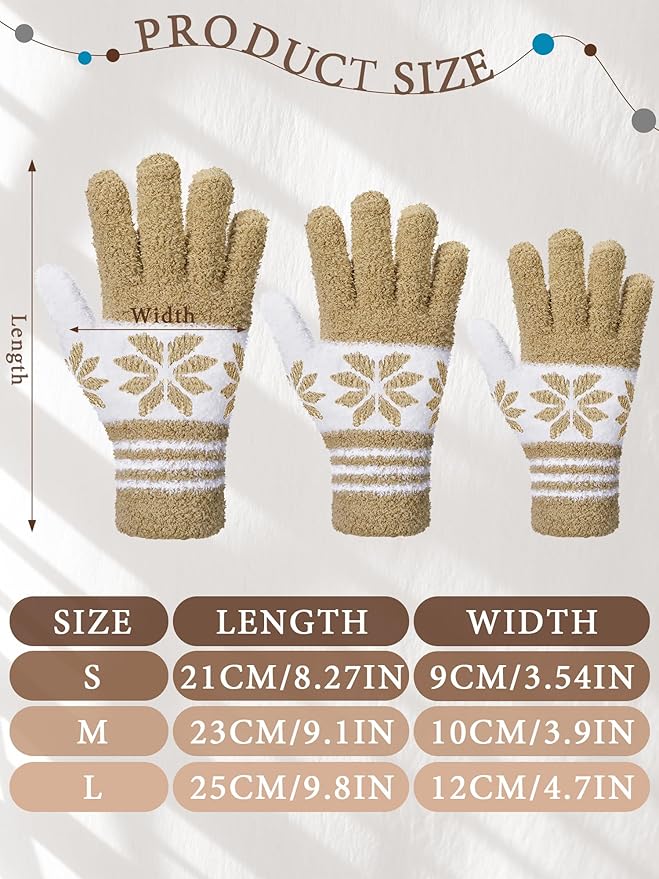 Patelai 3 Pairs Microfiber Plant Dusting Gloves Leaf Cleaning Gloves for Indoor Plants, Blinds, Furniture, House (Blue,Gray,Khaki,White,Medium)