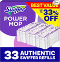 Swiffer PowerMop Multi-Surface Mopping Pad Refills, Made by Swiffer, for Floor Cleaning, 11 Count (Pack of 3)