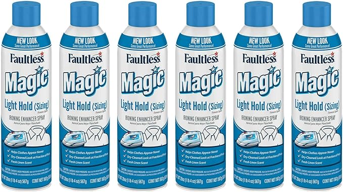 Faultless Starch 00502 Magic Sizing Fabric Finish, 20 oz 6 Pack