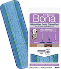 Bona Pet System Microfiber Deep Cleaning Pad for Multi-Surface Floors - Washable and Reusable - Safe on Hardwood Floors - Lifts & Removes Heavy Dirt and Pet Mess Build-up - Fits All Bona Mops