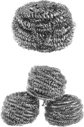 EcoQuality Stainless Steel Sponges Scourer, Steel Wool Scrubber, Scrubbing Scouring Pad for Pots, Pans and Ovens Great for Kitchen, Bathroom, Outdoors by EcoQuality (144)
