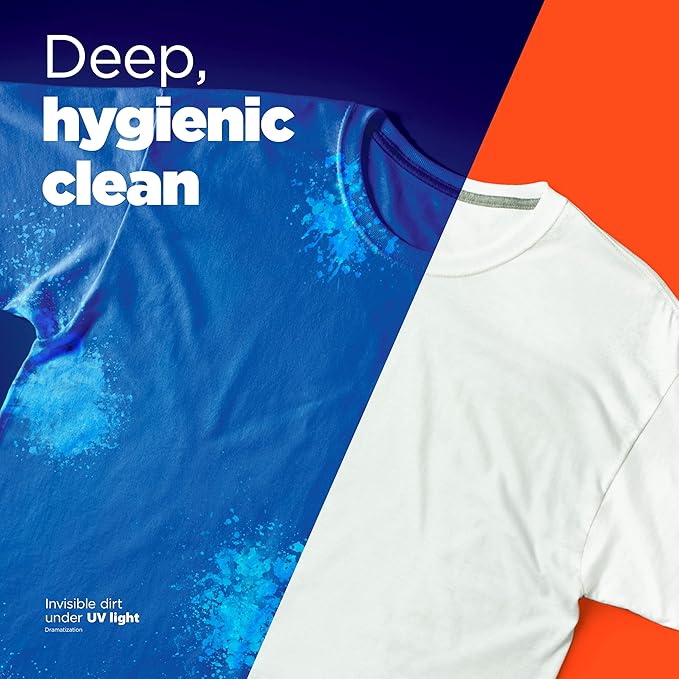 Tide Hygienic Clean Heavy 10x Duty Power PODS Laundry Detergent Pacs, Original, 25 count, For Visible and Invisible Dirt (Pack of 2)