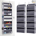 ULG 2 Pack 5-tier Over the Door Organizer Dark Gray