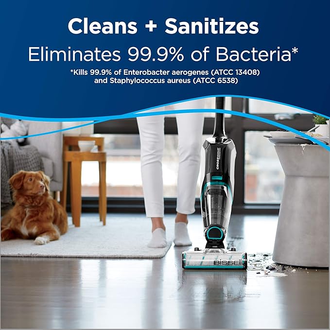 Bissell Hard Floor Sanitize Formula,25041,64 Fl Oz CrossWave & Spinwave,Use on Sealed Hard Floors,Orange Bloosom,(Pack of 2)