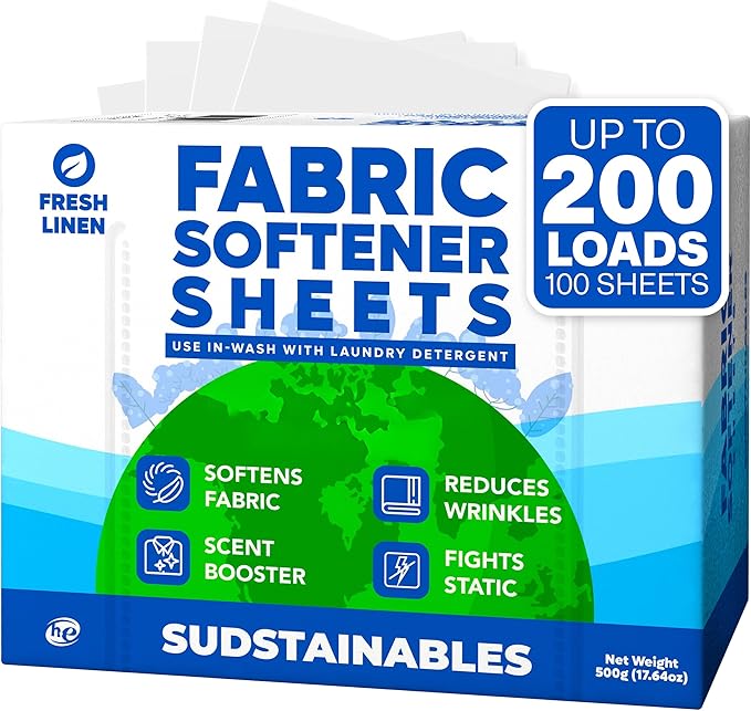 Lavender Laundry Detergent 100 Sheets and Fabric Softener Sheets bundle