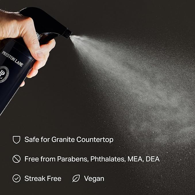 Preston Lane Luxury All-Purpose Cleaner, Highrise Scent | Bio-Based Multi-Surface Spray | Streak-Free Finish, Lifts Dirt, Smudges & Grease | Vegan & Cruelty-Free