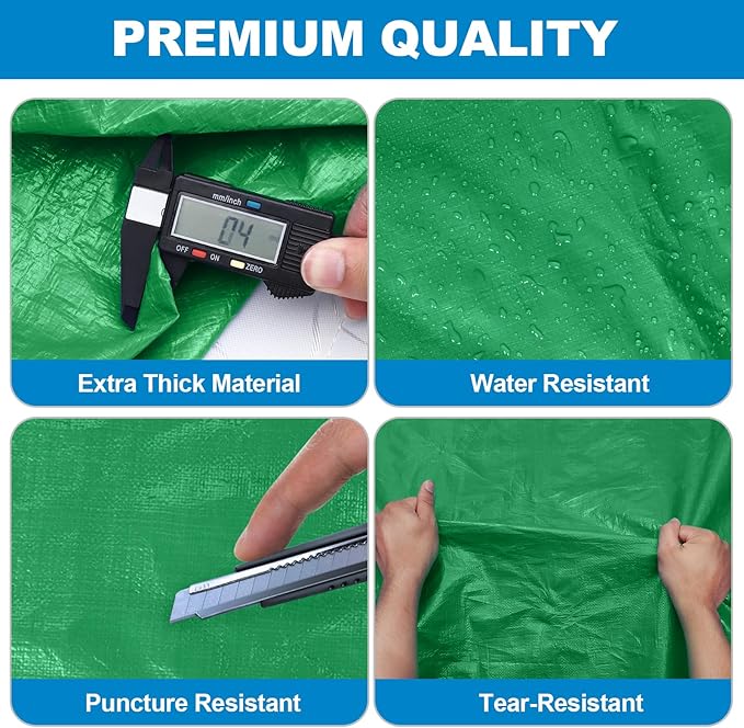 TICONN Mattress Bags for Moving, Heavy Duty Full XL Mattress Cover Storage Bag with Full-Around Handle and Adjustable Buckles (Green, Full XL)