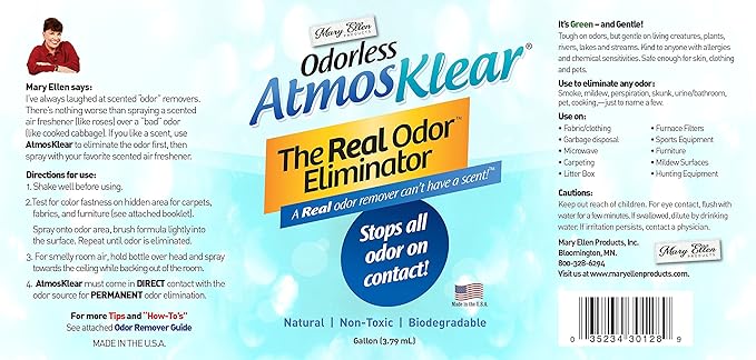 Mary Ellen Products Atmosklear Odor Eliminator, 1 gallon