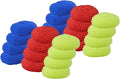 Nylon Scouring Pads-Dish Scrubber, for Dishes, Pots, and Stoves, Durable Mesh Scourers, for Tough Cleaning Nylon Dish Scrubbers, Pack of 24, Assorted Colors, by Superio