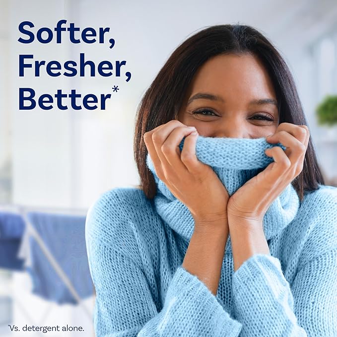 Downy Soft, 2 in 1 Soft and Fresh Liquid Fabric Softener, Cool Cotton, 100 fl oz, 136 Loads, Fabric Conditioner Liquid provides softness and freshness for fabrics