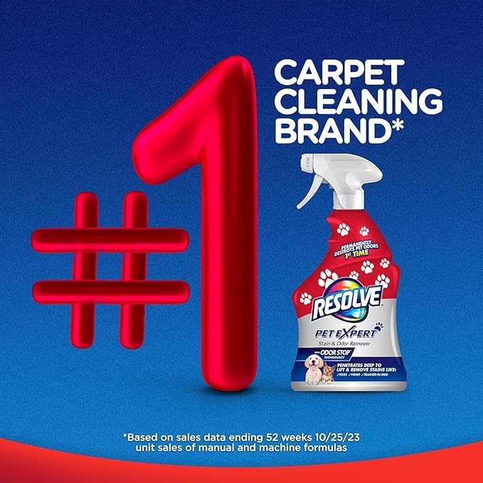 Resolve® - Spot & Stain Carpet Cleaner 32 oz. + Pet Expert Stain & Odor Remover 22 oz