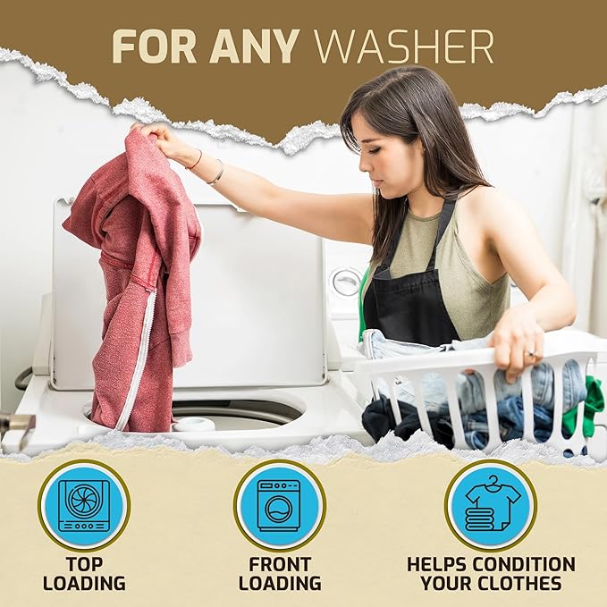 RAW BASICS Dryer Sheets, 80 Bulk Loads, and Scent Boosters for Washer, Fresh Aroma, and Laundry Detergent Sheets