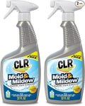 CLR Brands Mold and Mildew Stain Remover, 32 oz. Spray Bottle, Pack of 2, Multi-Surface Stain Remover, Works on Tile, Wood, Concrete, Glass, and More