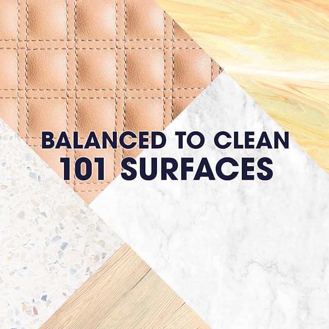 Pledge pH-Balanced Multisurface Spray, Gently Clean 101 Surfaces, Remove Dust and Messes, No Residue - Rainshower Scent, 9.7oz