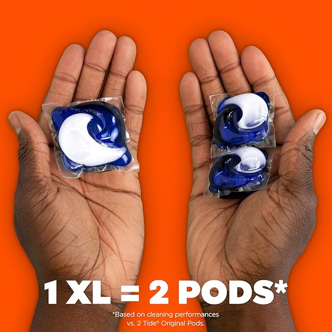 Tide Hygienic Clean Power PODS Laundry Detergent Pacs, Original Scent, 45 Count, Removes Visible and Invisible Dirt