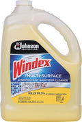 Windex 657067 T Multi-Surface Disinfectant Cleaner, Citrus, 1 gal Bottle (Case of 4)