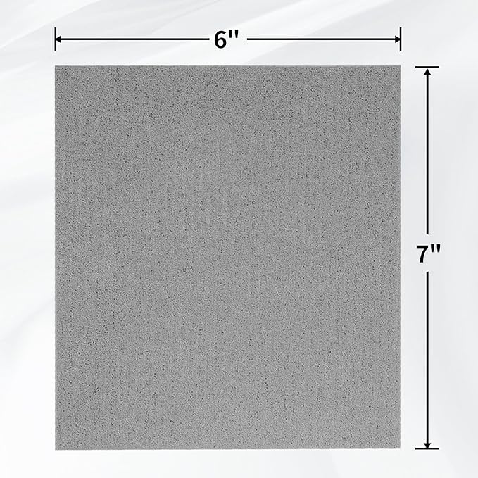 HOMERHYME Swedish Dishcloths, 10 Pack Absorbent Dish Towels for Kitchen, Multipurpose Cellulose Sponge Cloths, Reusable Washable Towels for Home & Kitchen, Grey