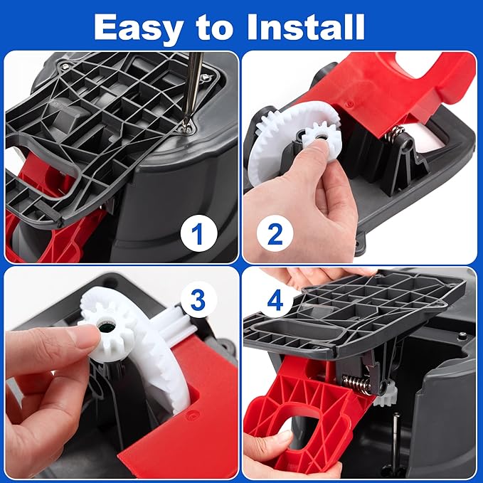 Spin Mop Bucket Replacement Gear Compatible with O Cedar Mop Bucket Pedal Only One Way Bearing Repair Parts