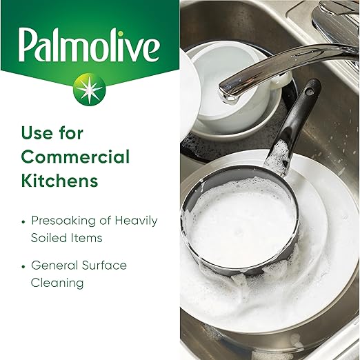 Palmolive Professional Dishwashing Liquid Dish Soap, Oxy Power Degreaser - 145 Fluid Ounce(Pack of 4)