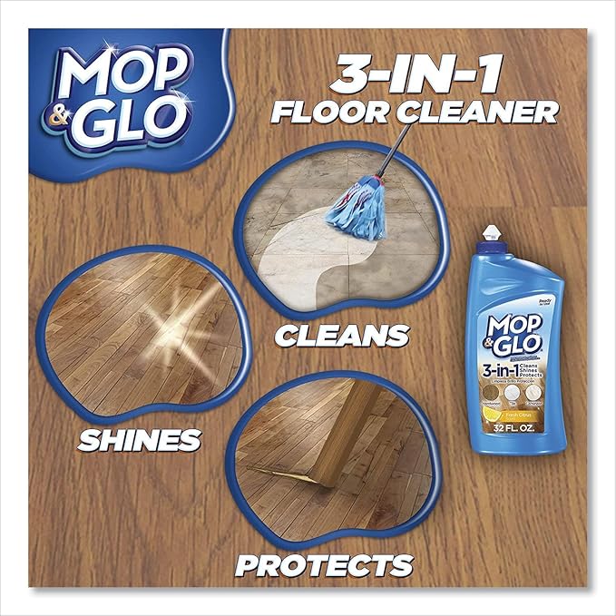 Mop & Glo Triple Action Floor Shine-32 oz