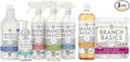 Branch Basics Premium Starter Kit: All Purpose Cleaner, Glass, and Bathroom Cleaner plus our Foaming Wash, and Laundry Bottle (3 Plastic Spray Bottles + Concentrate) Fragrance-Free