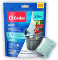 O-Cedar PACS Hard Floor Cleaner, Spring Fresh Scent 24 Count (1-Pack) | Made with Naturally-Derived Ingredients | Safe to Use on All Hard Floors | Perfect for Mop Buckets
