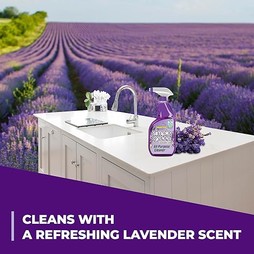 Simple Green AllPurpose Cleaner, 32 Fl Oz (Pack of 3), Lavender, 96 Fl Oz